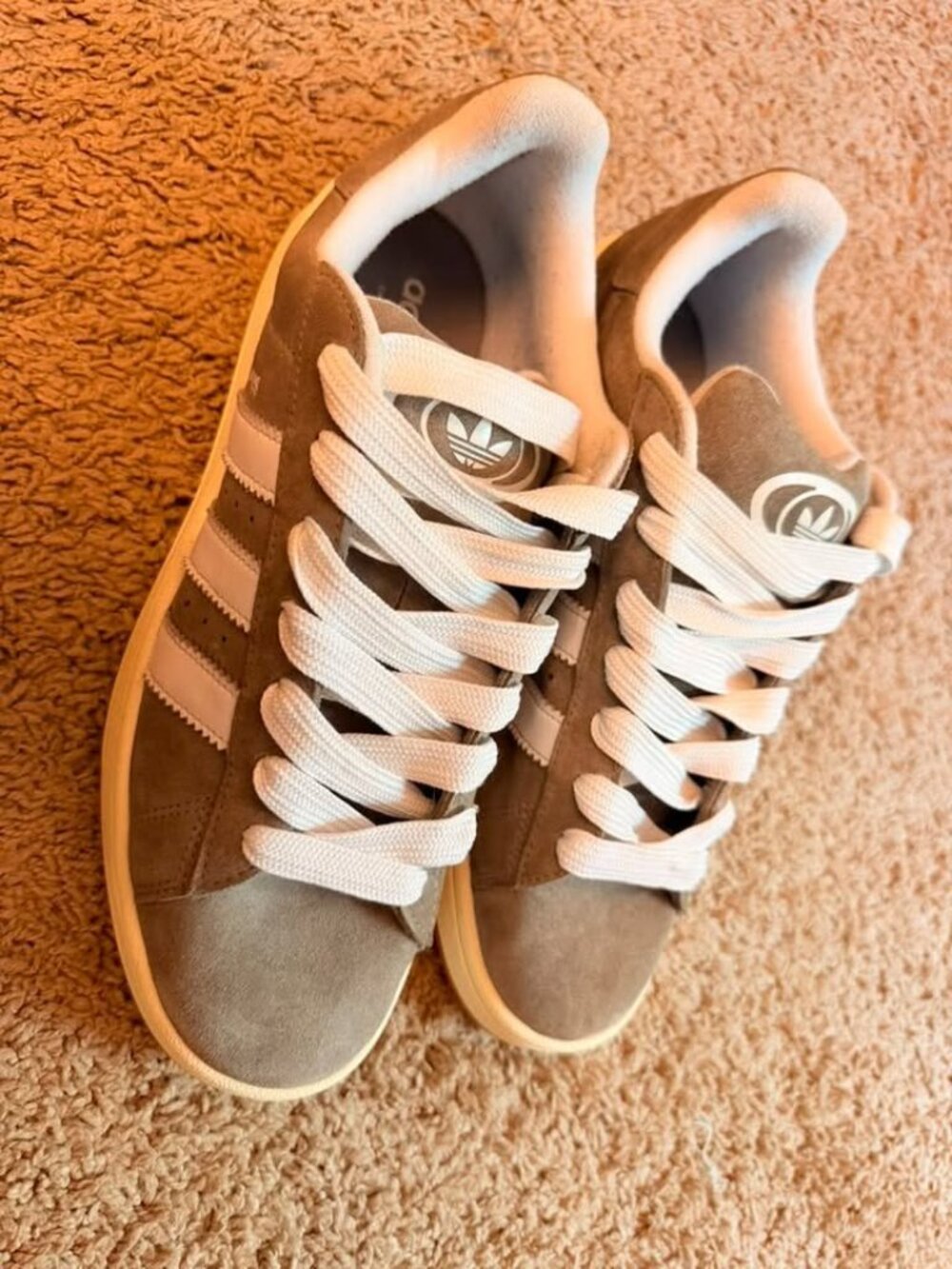 Adidas Campus 00s Sneakers : Grey & White Original Shoes